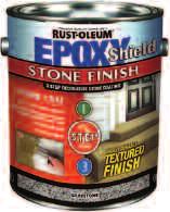 E P O X Y S h i e l d Outdoor Level Approx. Sq. Ft. Waterproofing Gallon & 5 Gallons Latex Concrete and Masonry Glazed or nonporous surfaces 2 hrs. 7 days for full cure. 2-3 hrs.