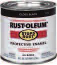 R U S T - O L E U M S T O P S R U S T Outdoor Level Spray - Top Coats Standard glass and some plastics or surfaces that, Semi-, Brown, in Black & White Very 5-9 hrs. Within or after 48 hrs.
