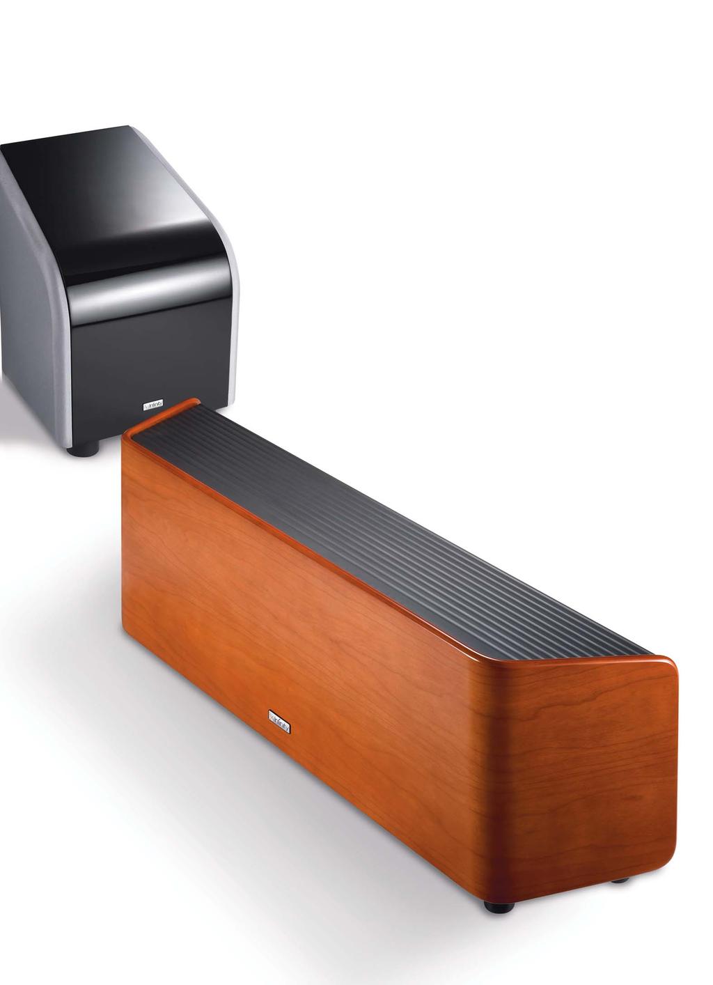 High-Gloss Black BEYOND THE BOX. The first Infinity speaker system was also the first in the industry to include a powered subwoofer.