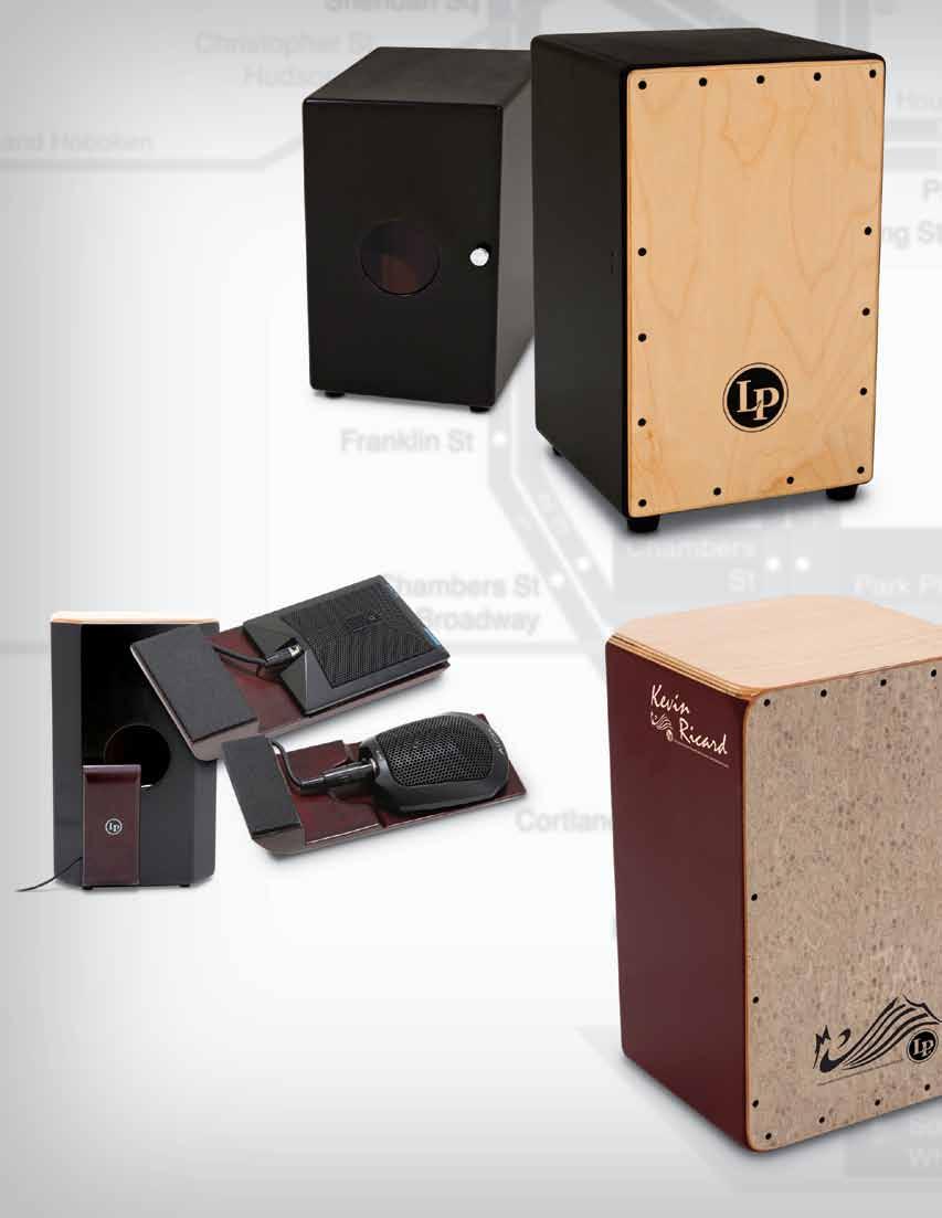 LP Adjustable Snare Cajon Take complete control of the amount of sizzle in your performance with this great sounding new cajon from LP.