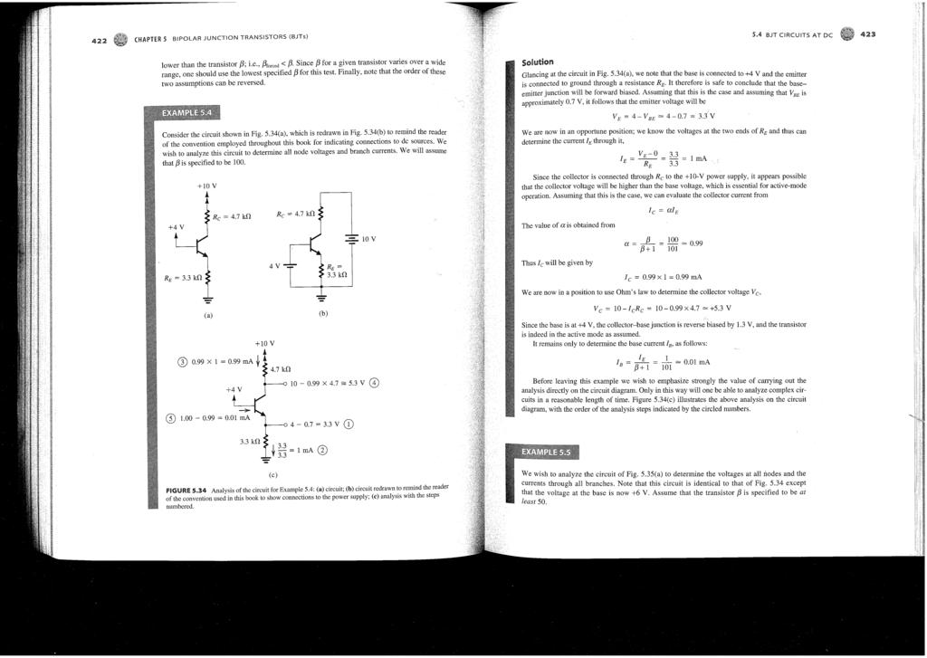 D analysis of JT circuits D analysis of JT circuits Step : assume operation mode Step