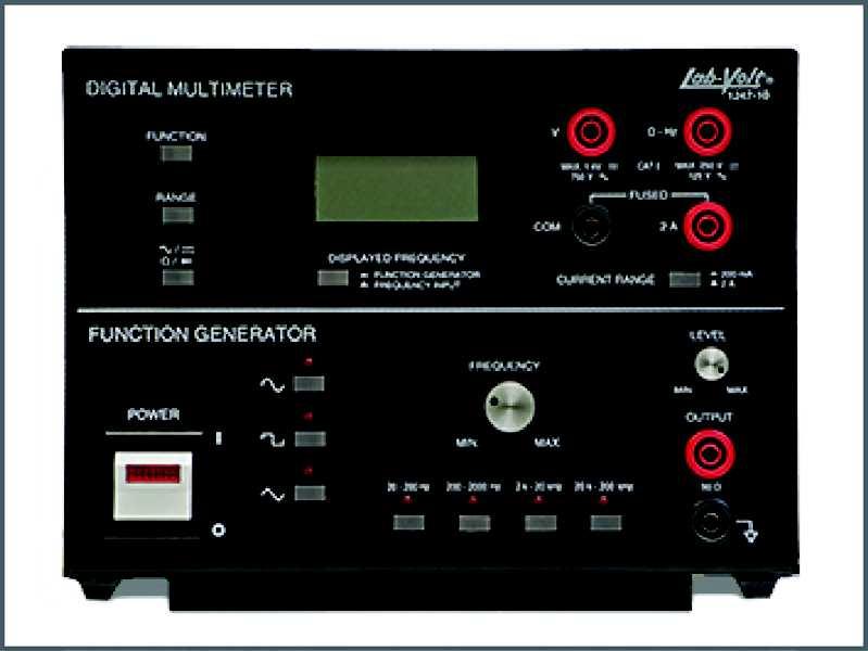 The AC Waveform Generator While observing the oscilloscope, increase the generator frequency control. Does the number of cycles displayed increase or decrease as the frequency is increased? a. increase b.