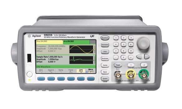 Agilent 30 MHz Function/Arbitrary Waveform Generators Data Sheet 33521A 1-Channel Function/Arbitrary Waveform Generator 33522A 2-Channel Function/Arbitrary Waveform Generator Lowest jitter and total