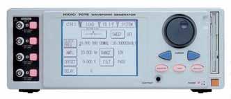 1 Even for Complex Signals, Evaluation is Made Easy Features 1. Multiple Channels Four channels (7075) or two channels (7075-01) are provided in a compact, lightweight unit.