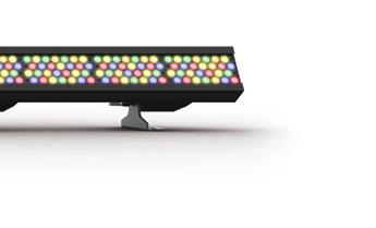 LEDs 3 W each, RGBA+Lime Equipped with a Virtual Color Wheel that matches popular gel colors