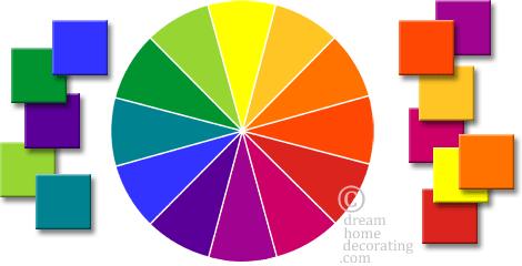 In the most general terms, 'warm' colors are related to the yellow/red side of the color wheel chart.