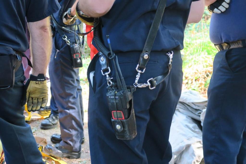 The radio strap is excellent for: EMS calls Building inspections Pre-incident planning Any training