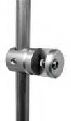 Panel clamps - 10mm rod Vertical clamps For panels up to 7mm thick: RG01-10 RG02-10 For panels up