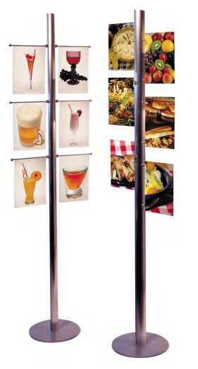 Freestanding units Info-post Create an instant presentation to display signs, posters and leaflets.