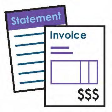 Providing invoices and statements for your supports.