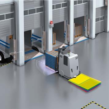 com/mrs1000 Positioning and collision protection Smooth processes are essential in high-bay warehouses. Free storage spaces must be filled quickly and without complications.