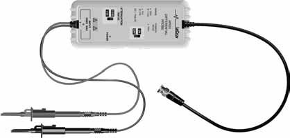 Active Probes APO31 LEADING FEATURES: Safe floating measurements 15 MHz bandwidth 700 V maximum input voltage Works with any 1 MΩ input oscilloscope The AP031 is an active differential probe.