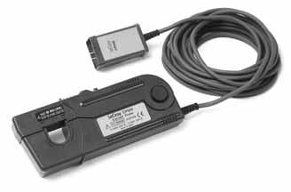 C urrent Probes CP500 AC /DC Current Probe LEADING FEATURES: 500 Amps rms 2 MHz bandwidth Integrated with Oscilloscope No external amplifier required Automatic scaling Units in Amperes Small probe