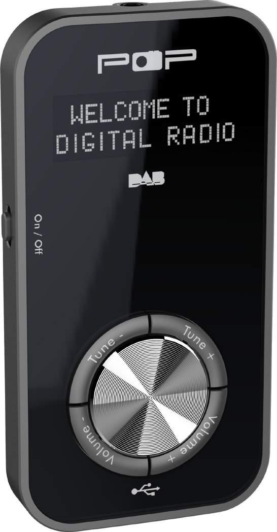 party Pocket radio with DAB+ and FM Presets Headphone
