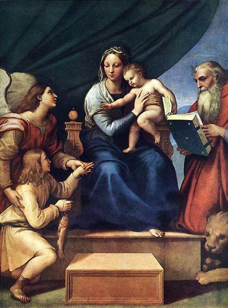 Raphael Left: Madonna with the