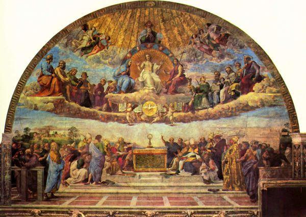 Raphael was commissioned to decorate the reception rooms