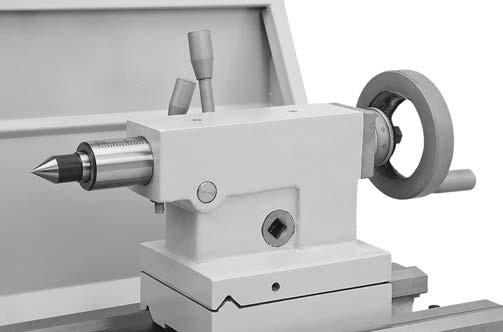 Carriage Tailstock L M U V T N S L. Quick-Change Tool Holder: Slides on or off tool post to allow the operator to quickly load and unload tools. M. Compound Rest Handwheel: Moves tool toward or away from workpiece at the preset angle of compound rest.