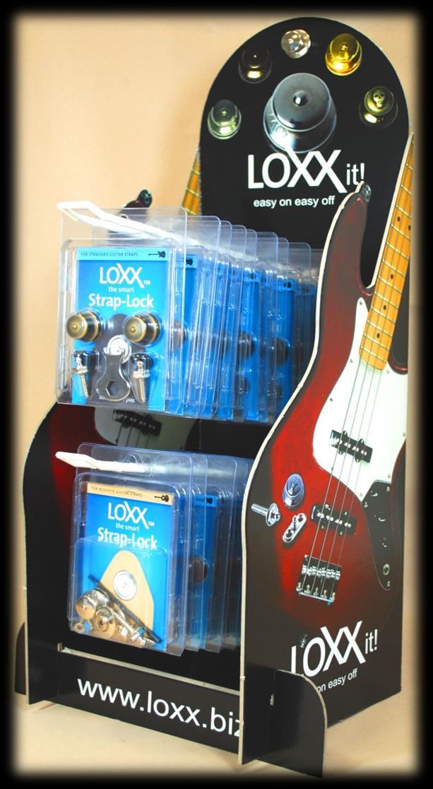 THE LOXX BOX MUSIC Display Perfect for the cash desk in your