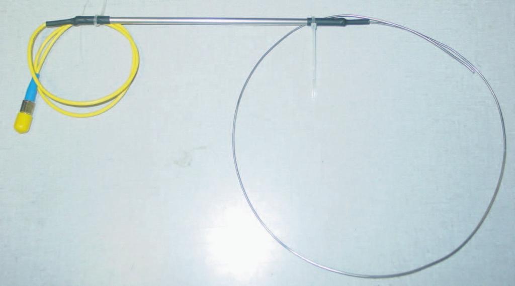 80 5. FC pigtail SMF-28 fiber 2 6 1 Probe Parts: 1. 0.0625 outer diameter stainless steel tube with 0.0026 wall 2. Stainless steel tube spice protector 7/32" o.d. with 0.02" wall 3.