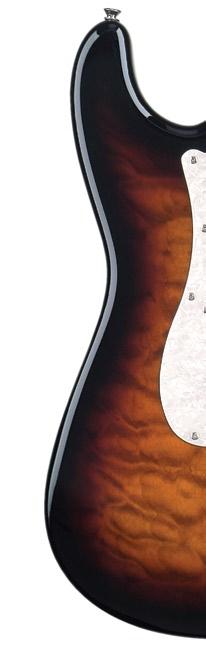 Flame Top Stratocaster 032-1660 SQUIER GUITARS deluxe SERIES The Flame Top Stratocaster features an alder body with