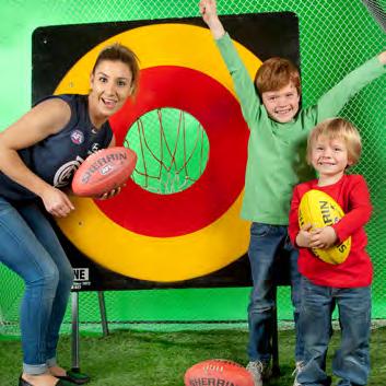 Football Handball Clinic Footy Fever comes ALIVE at your Shopping Centre, Festival or Event!