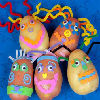 Fun Summer Activity children can wear! Potato Heads Create your own Potato Head friend!