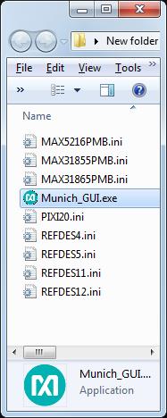 3. Included Files Included files are the MAX11300 configuration software and Munich GUI (Figure 4). The Munich GUI evaluates this MAX11300PMB1 and other Pmod designs from Maxim Integrated.