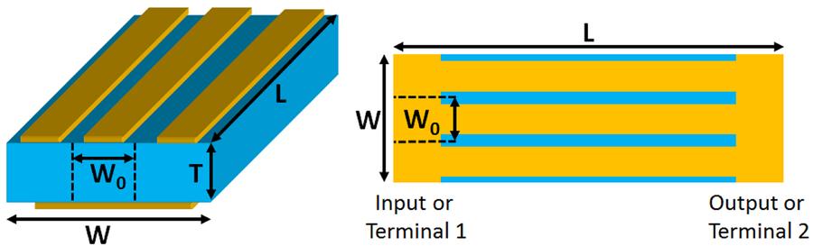 5 II. CONTOUR-MODE RESONATORS A conventional static contour-mode resonator consists of an AlN micro-plate sandwiched between a top interdigital (IDT) metal electrode and a bottom metal plate