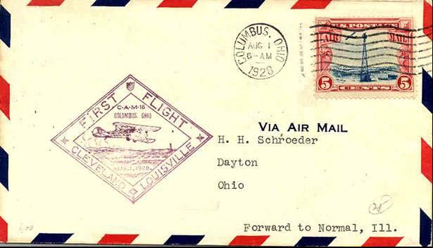 Airmail and First Flight Covers The decline in use of trains for personal travel, and for moving the mail, corresponded with the raise in the use of airplanes and a demand for quicker communication.