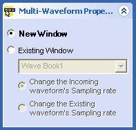 Operating Basics Multi-Waveform Properties View> Shortcut View Enable the Shortcut View by selecting it from the View menu.