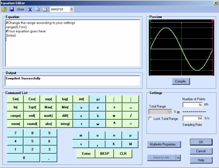 How to... Create Waveforms Using the Equation Editor File> Equation Editor, Waveform> Equation Editor You can create waveforms using the equation editor.