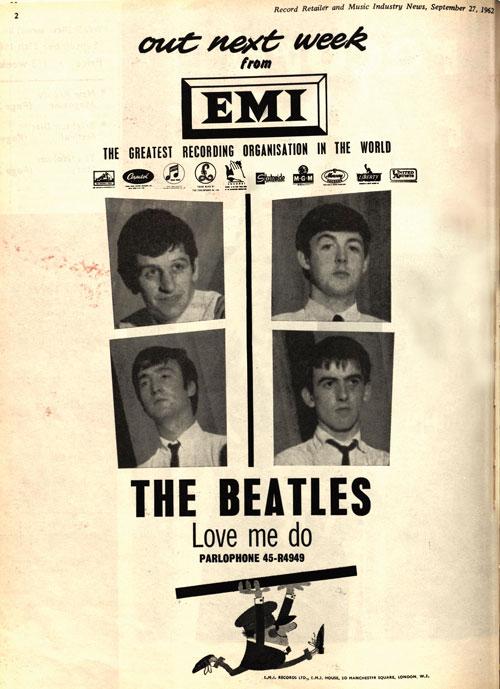 The Beatles - Love Me Do Please Please Me (McCartney-Lennon) Lead vocal: John and Paul The Beatles first single release for EMI s Parlophone label.