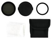 of 1000x Slim filter frame avoids vignetting as of a focal length of 18 mm (APS-C) or 28 mm (35 mm) Black coated metal frame reduces reflections DIGILINE VARIABLE ND FILTER ND4-400 Best solution for