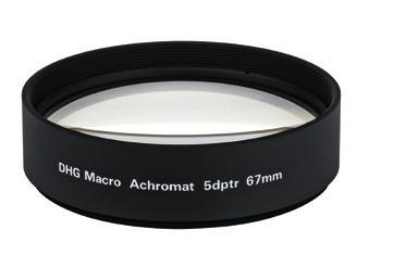 DHG Achromatic Close-Up Lens DHG ACHROMATIC CLOSE-UP LENS 5 DPT The achromatic close-up lens is much cheaper