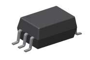 0MBd Logic Gate/ MBd CMOS Photocoupler These high gain series couplers use a AlGaAs LED and an integrated high gain photo detector to provide an extremely high current transfer ratio between input