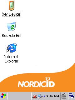 Launching Sensor Software To launch the handheld Sensor software, double click the My Device icon on the Desktop.