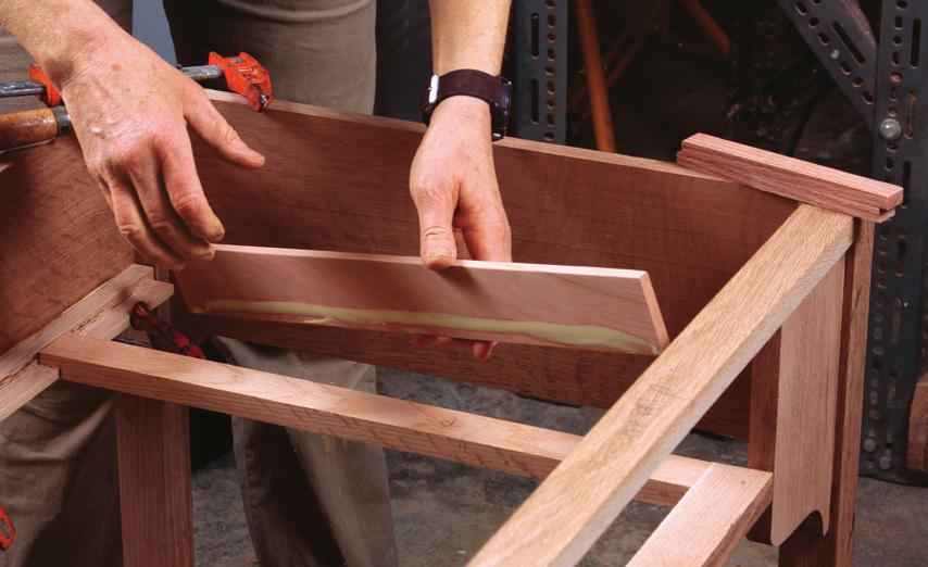 them into perfectly matching shapes using a pattern-cutting bit. The bit has a top-mounted bearing that rides a plywood template clamped to the workpiece.