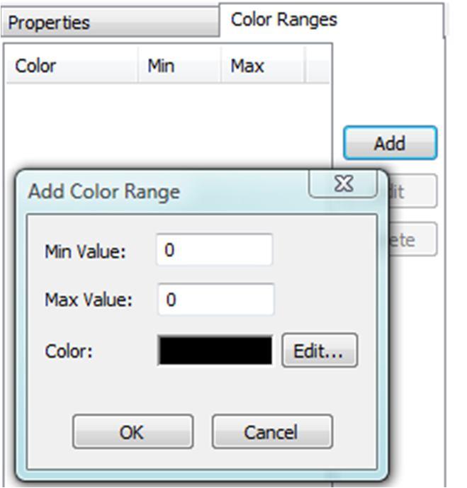 Color Ranges: Click the Add