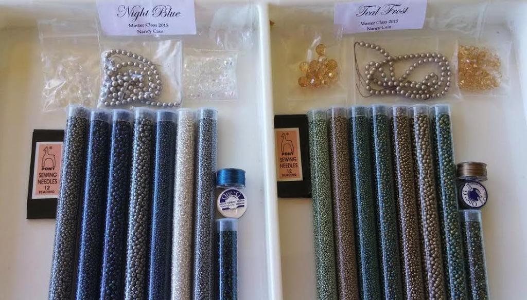 00 Each base palette contains: 3 30g tubes Japanese 15/0 seed beads 2 30g tubes Japanese 11/0 seed beads 2 30g tubes