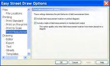 21. Click OK. 22. From the main menu, click Tools > Options. The Easy Street Draw Options window will open. 23.