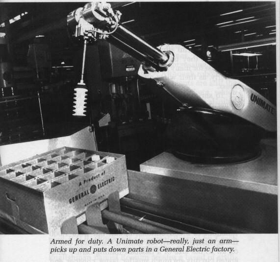 1960s Industrial robot arms: Unimation
