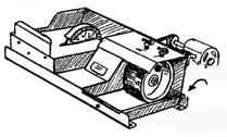 Care should be taken to assure that the vise runs parallel to the blade. Alignment can be checked by clamping a pencil in the vise with the point lightly against the side of the blade at the front.