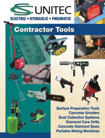 reciprocating saws, hacksaws, nut runners, rotary hammer drills, rolling motors, non-sparking safety tools, portable mixers and dust