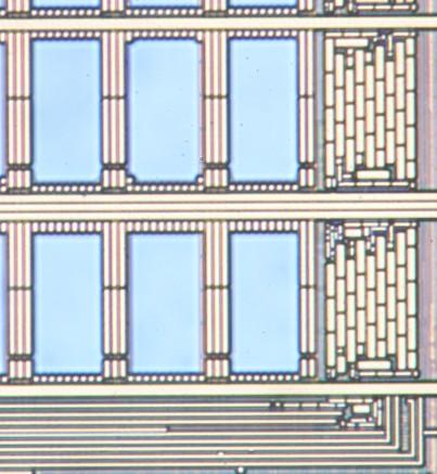 Digital SiPM Cell Electronics Cell electronics area: 120µm² 25 transistors