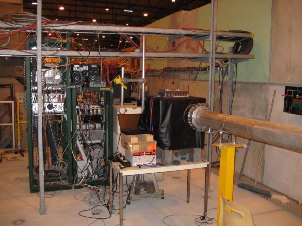 Setup at CERN SPS Test Beam Beam: protons at 120GeV, intensity ~5000/sec, beam diameter ~