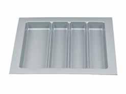 with 3 compartments 600mm with 4 compartments With 6 removable dividers 900