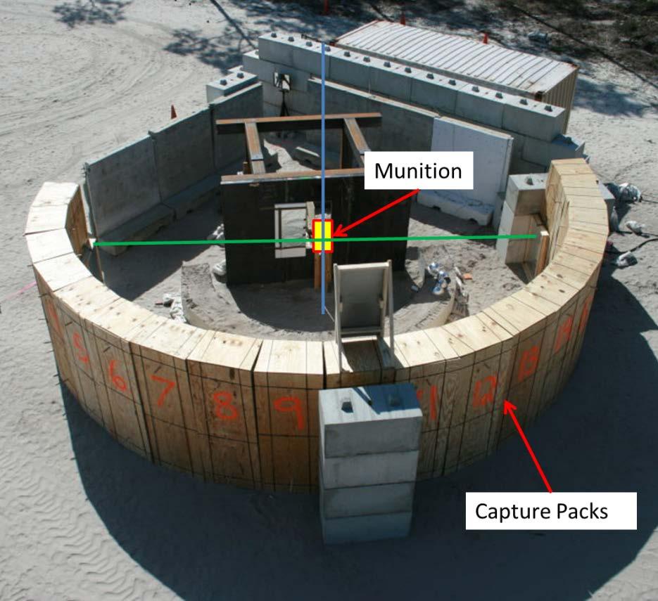 organization of felt paper samples was of high importance in order to reduce error in this process. 3.2. Procedures 3.2.1. Arena Construction Figure 2 shows an aerial view of the arena test setup.