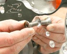 spacer nut, finger tighten. Figure 6 - Install Alternator Apply anti-seize to the 10mm-1.5 x 70mm ARP 12pt cap screw.