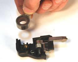 Remove Lockout Bracket screw (part
