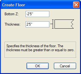 4. From the menu, select AEC > Create Polys from Walls. In the Create Polys from Walls dialog box, select only the Gross Area Polys option (shown at left), and then click OK.
